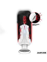 JAMYJOB BLAZE MASTURBADOR BOCA AUTOMTICO 5 MODOS ONDAS ESTIMULADORAS Y VIBRACION