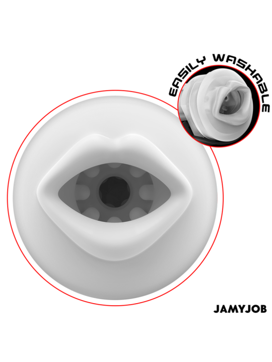 JAMYJOB BLAZE MASTURBADOR BOCA AUTOMTICO 5 MODOS ONDAS ESTIMULADORAS Y VIBRACION