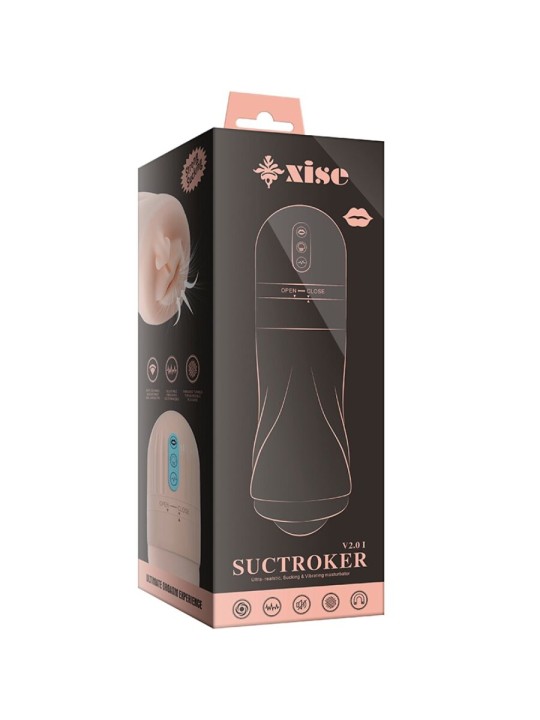 XISE SUCTROKER V20 I MASTURBADOR BOCA CON VIBRACION