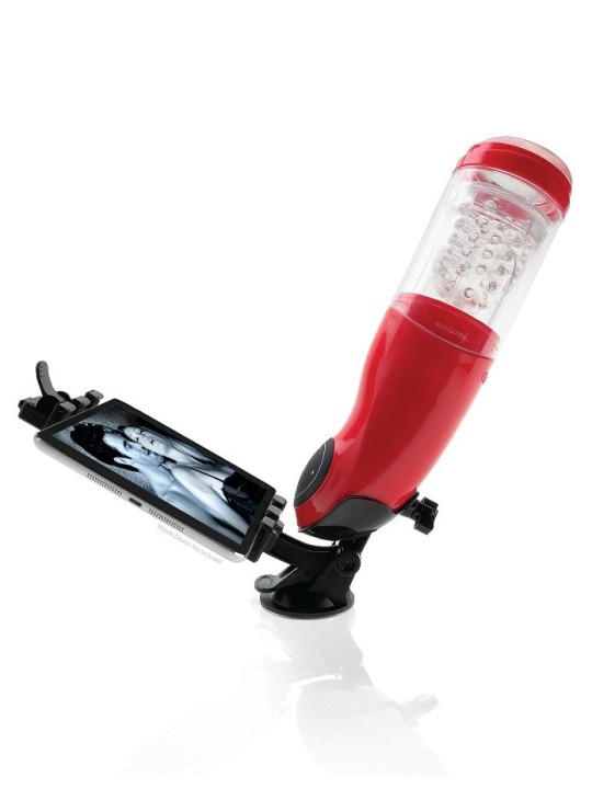 EXTREME TOYZ PDX MEGA BATOR USB MASTURBADOR MASCULINO BOCA ROJO