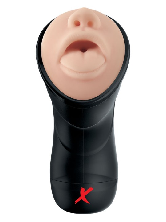 PDX ELITE STROKER REALISTICO GARGANTA PROFUNDA CON VIBRACION