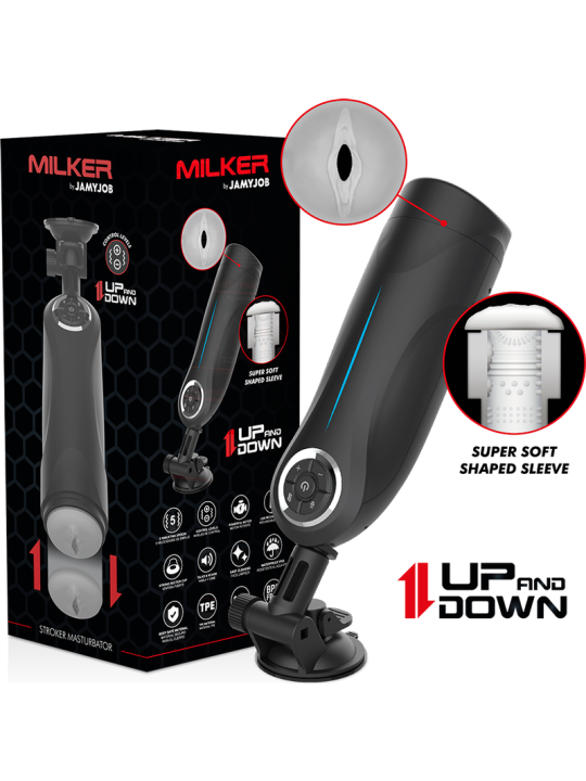 JAMYJOB MILKER STROKER CON FUNCION UP AND DOWN