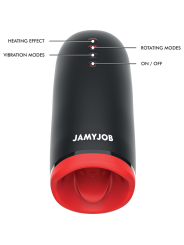 JAMYJOB SPIN X MASTURBADOR CON ROTACION Y FUNCION CALOR