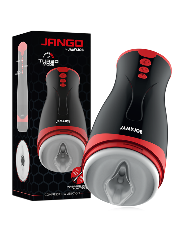 JAMYJOB JANGO MASTURBADOR DE COMPRENSION Y VIBRACION