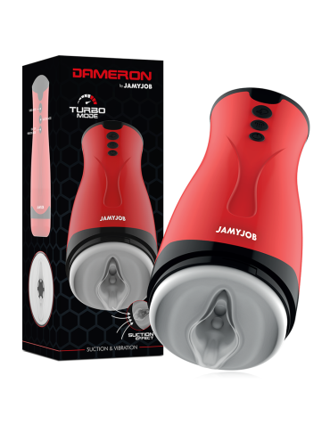 JAMYJOB MASTURBADOR DE SUCCION Y VIBRACION DAMERON