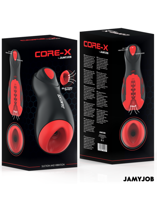 JAMYJOB CORE X MASTURBADOR AUTOMTICO 5 MODOS ONDAS ESTIMULADORAS Y VIBRACION