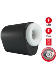 PRETTY LOVE DJ GIRL MASTURBADOR MASCULINO CON VIBRACION 5 CONFIGURACIONES NEGRO
