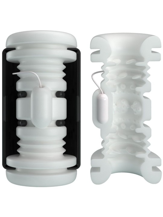 PRETTY LOVE DJ GIRL MASTURBADOR MASCULINO CON VIBRACION 5 CONFIGURACIONES NEGRO