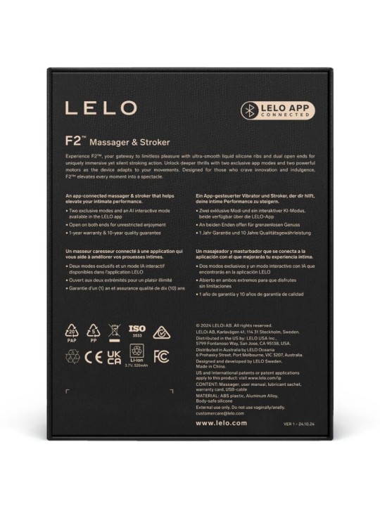 LELO F2S TEAL MASTURBADOR MASCULINO AZUL