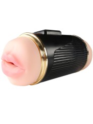 SHEQU KAY MASTURBADOR DOBLE CON VIBRACION DUAL BOCA Y VAGINA