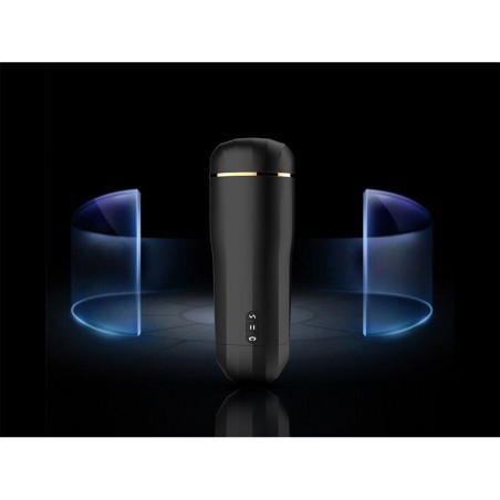 SHEQU SNOW MASTURBADOR VAGINA CON VIBRACION Y ONDAS ESTIMULADORAS