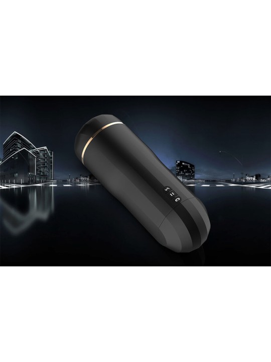 SHEQU SNOW MASTURBADOR VAGINA CON VIBRACION Y ONDAS ESTIMULADORAS