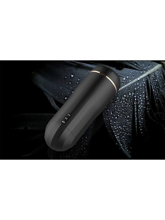 SHEQU SNOW MASTURBADOR VAGINA CON VIBRACION Y ONDAS ESTIMULADORAS