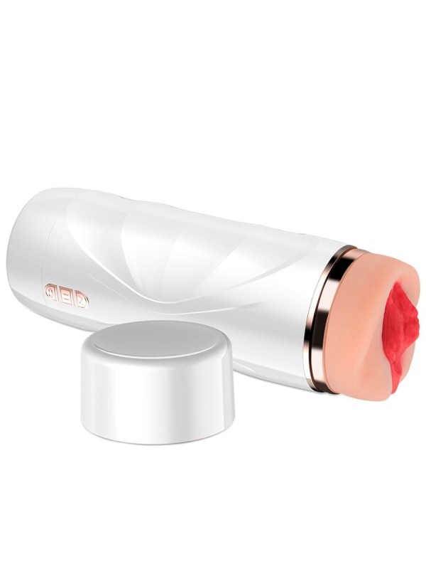 SHEQU RILEY MASTURBADOR VAGINA CON VIBRACION Y ONDAS ESTIMULADORAS