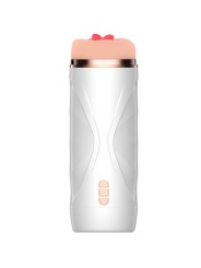 SHEQU RILEY MASTURBADOR VAGINA CON VIBRACION Y ONDAS ESTIMULADORAS