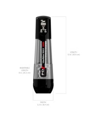 PDX ELITE VIEWTUBE MAX VIEW MASTURNADOR AUTOMATICO CON SUCCION TRANSPARENTE