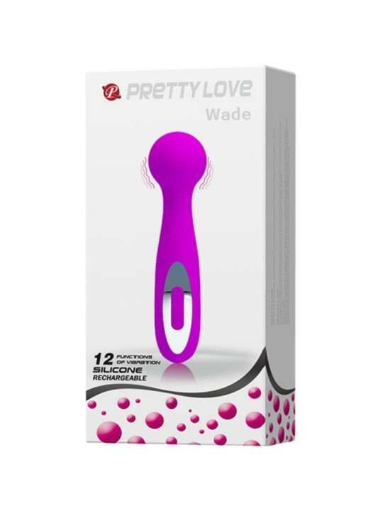 PRETTY LOVE MASAJEADOR RECARGABLE WADE 12 FUNCIONES