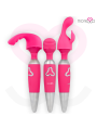 MORESSA ODILON WAND POTENTE MOTOR MAS DOS CABEZALES PREMIUM SILICONE RECARGABLE