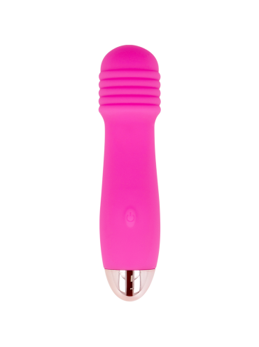 DOLCE VITA VIBRADOR RECARGABLE THREE ROSA 7 VELOCIDADES