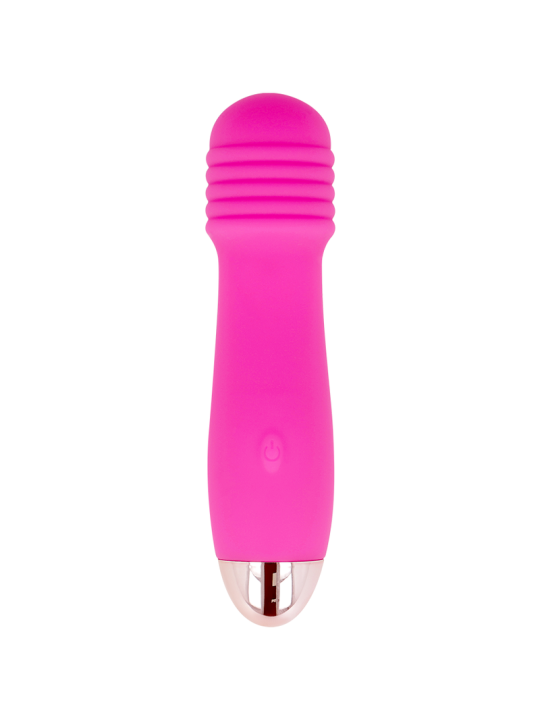 DOLCE VITA VIBRADOR RECARGABLE THREE ROSA 7 VELOCIDADES