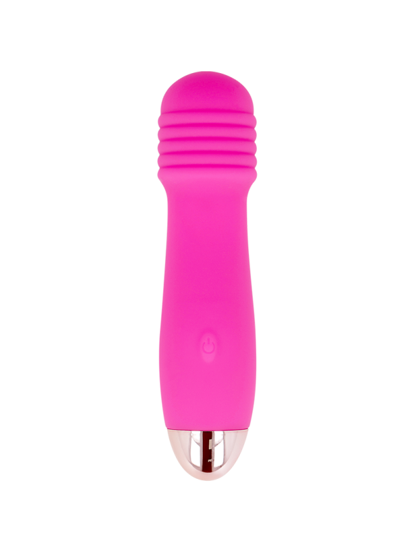 DOLCE VITA VIBRADOR RECARGABLE THREE ROSA 7 VELOCIDADES