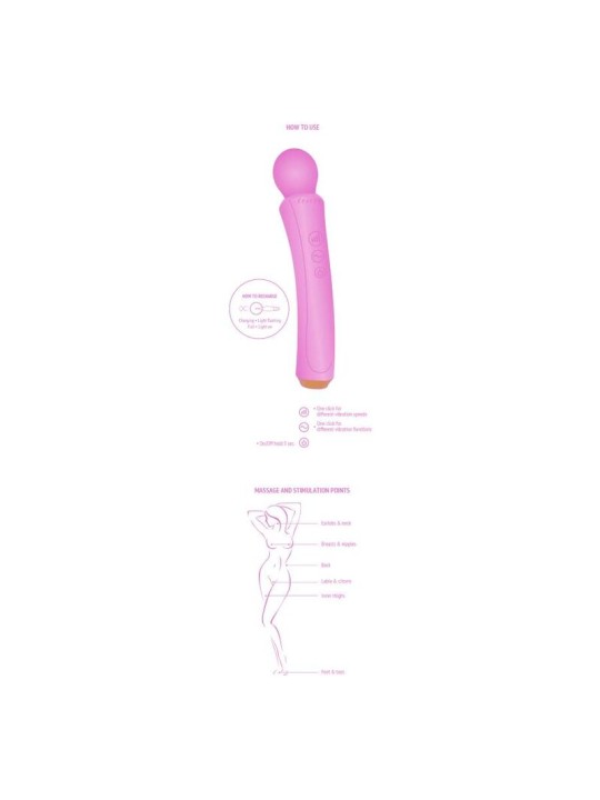 XOCOON THE CURVED WAND FUCSIA
