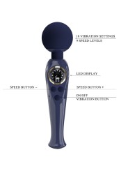 PRETTY LOVE SKYLER VIBRADOR WAND AZUL