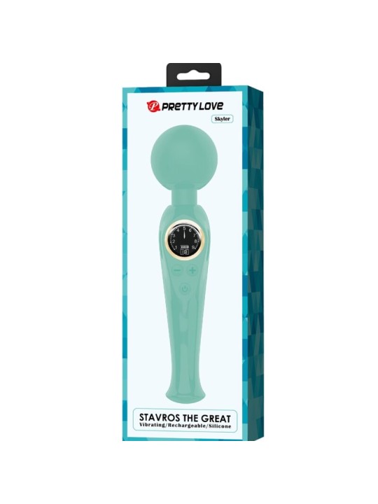 PRETTY LOVE SKYLER VIBRADOR WAND VERDE