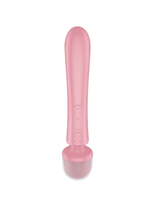 SATISFYER TRIPLE LOVER MASAJEADOR VIBRADOR RABBIT ROSA