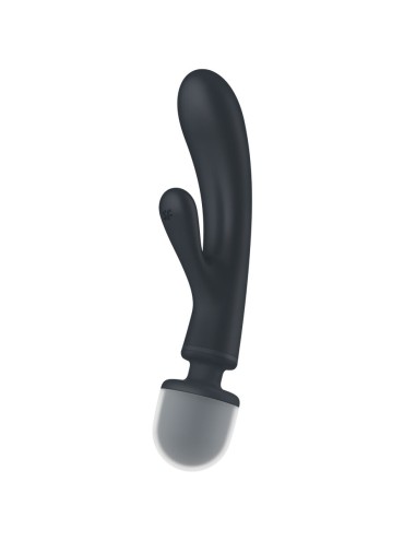 SATISFYER TRIPLE LOVER MASAJEADOR VIBRADOR RABBIT ROSA