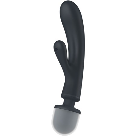 SATISFYER TRIPLE LOVER MASAJEADOR VIBRADOR RABBIT ROSA