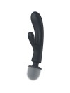 SATISFYER TRIPLE LOVER MASAJEADOR VIBRADOR RABBIT ROSA