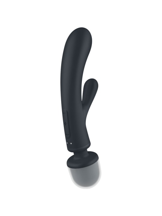 SATISFYER TRIPLE LOVER MASAJEADOR VIBRADOR RABBIT ROSA