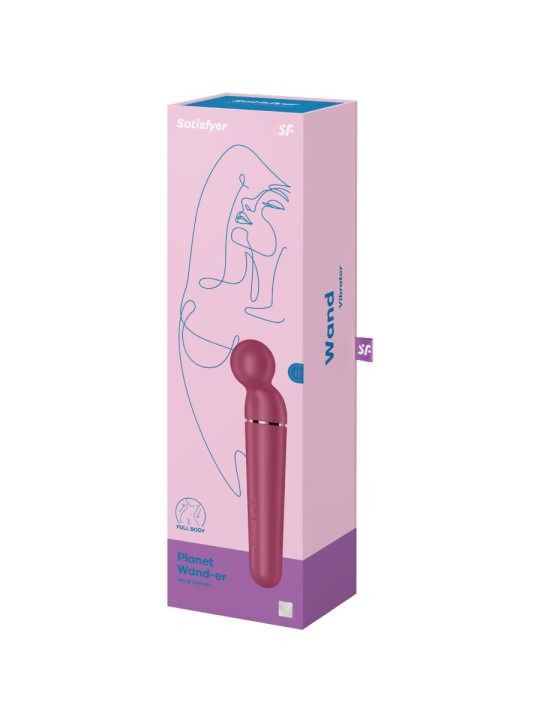 SATISFYER PLANET WAND ER MASAJEADOR VIBRADOR BERRY