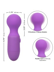 CALEXOTICS FIRST TIME MASAJEADOR RECARGABLE 10 VIBRACIONES VIOLETA