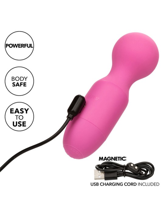 CALEXOTICS FIRST TIME MASAJEADOR RECARGABLE 10 VIBRACIONES ROSA