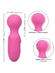 CALEXOTICS FIRST TIME MASAJEADOR RECARGABLE 10 VIBRACIONES ROSA