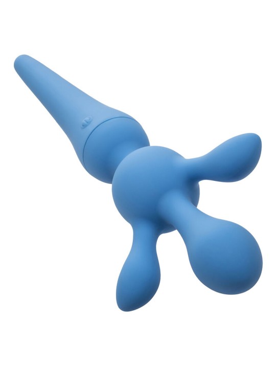 CALEXOTICS COUTURE KIT VIBRADOR WAND 10 VIBRACIONES AZUL