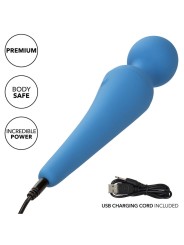 CALEXOTICS COUTURE KIT VIBRADOR WAND 10 VIBRACIONES AZUL