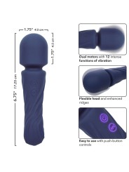 CALEXOTICS CHARISMA ALLURE MASAJEADOR DOBLE MOTOR 12 FUNCIONES 1725 CM X 45 CM MORADO