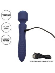 CALEXOTICS CHARISMA MYSTIQUE MASAJEADOR DOBLE MOTOR 12 FUNCIONES 215 CM X 45 CM MORADO