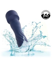 CALEXOTICS CHARISMA MYSTIQUE MASAJEADOR DOBLE MOTOR 12 FUNCIONES 215 CM X 45 CM MORADO