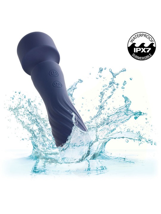 CALEXOTICS CHARISMA MYSTIQUE MASAJEADOR DOBLE MOTOR 12 FUNCIONES 215 CM X 45 CM MORADO