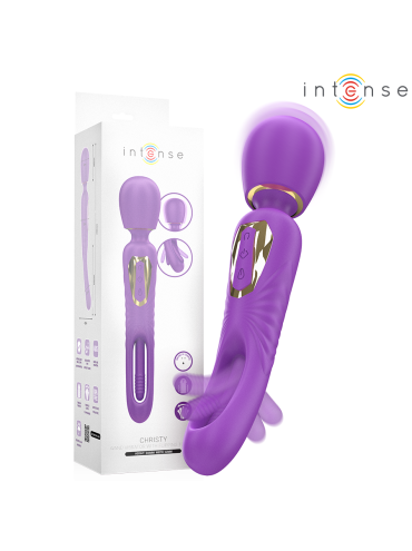 INTENSE CHRISTY VIBRADOR WAND CON LENGUA GIRATORIA