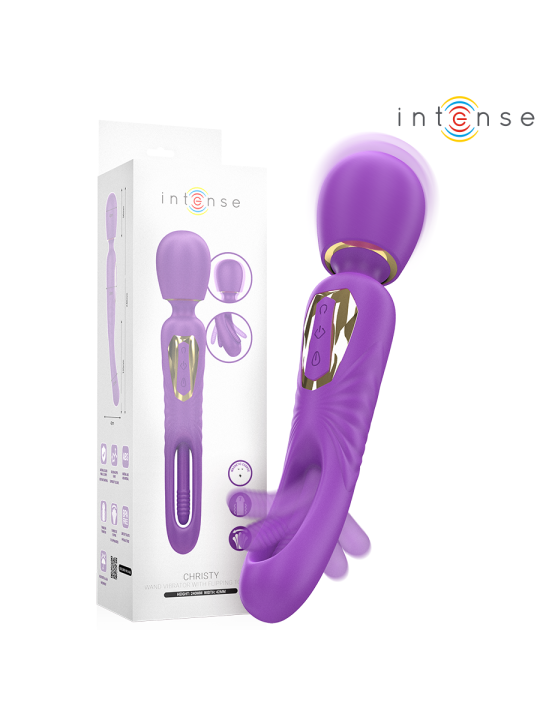 INTENSE CHRISTY VIBRADOR WAND CON LENGUA GIRATORIA