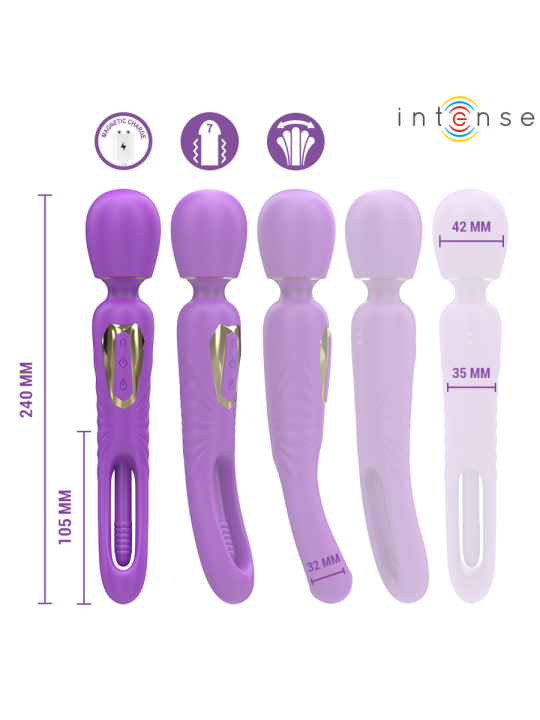 INTENSE CHRISTY VIBRADOR WAND CON LENGUA GIRATORIA