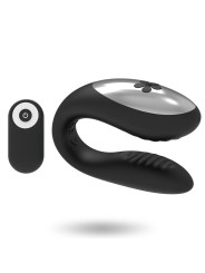 BRILLY GLAM WE LOVE VIBRADOR PARA PAREJAS CONTROL REMOTO NEGRO