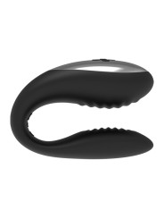 BRILLY GLAM WE LOVE VIBRADOR PARA PAREJAS CONTROL REMOTO NEGRO