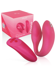 WE VIBE CHORUS VIBRADOR PAREJAS CON CONTROL SQUEEZE ROSA