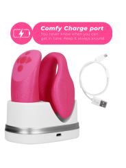 WE VIBE CHORUS VIBRADOR PAREJAS CON CONTROL SQUEEZE ROSA